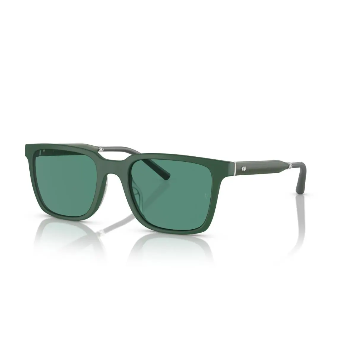 Oliver Peoples Mr.federer OV 5553SU Semi Matte Ryegrass/forest Sunglasses - Frame: Semi Matte Ryegrass, Lens: Forest