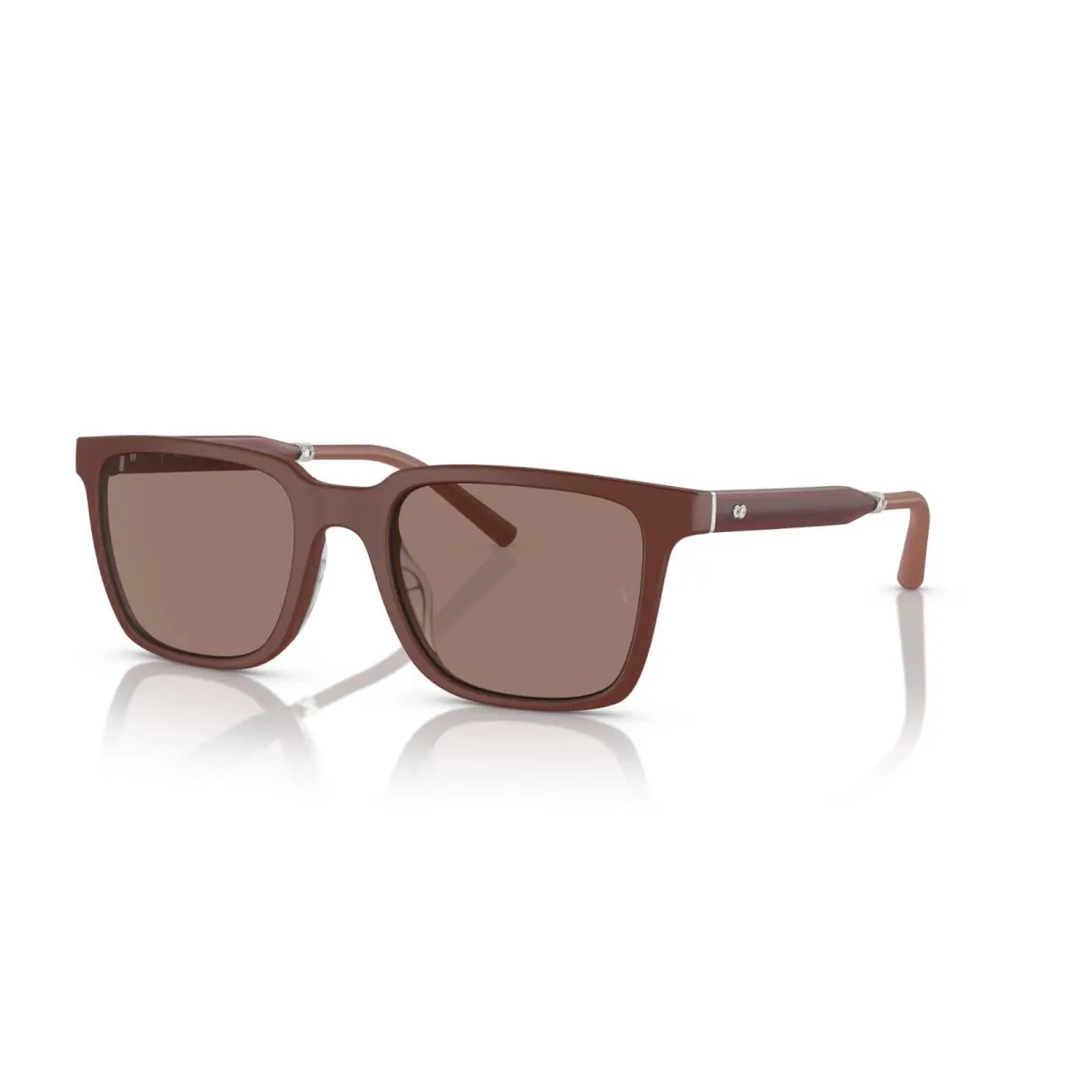 Oliver Peoples Mr.federer OV 5553SU Semi-matte Brick/sierra 7002/53 Sunglasses - Frame: Semi-Matte Brick, Lens: Sierra
