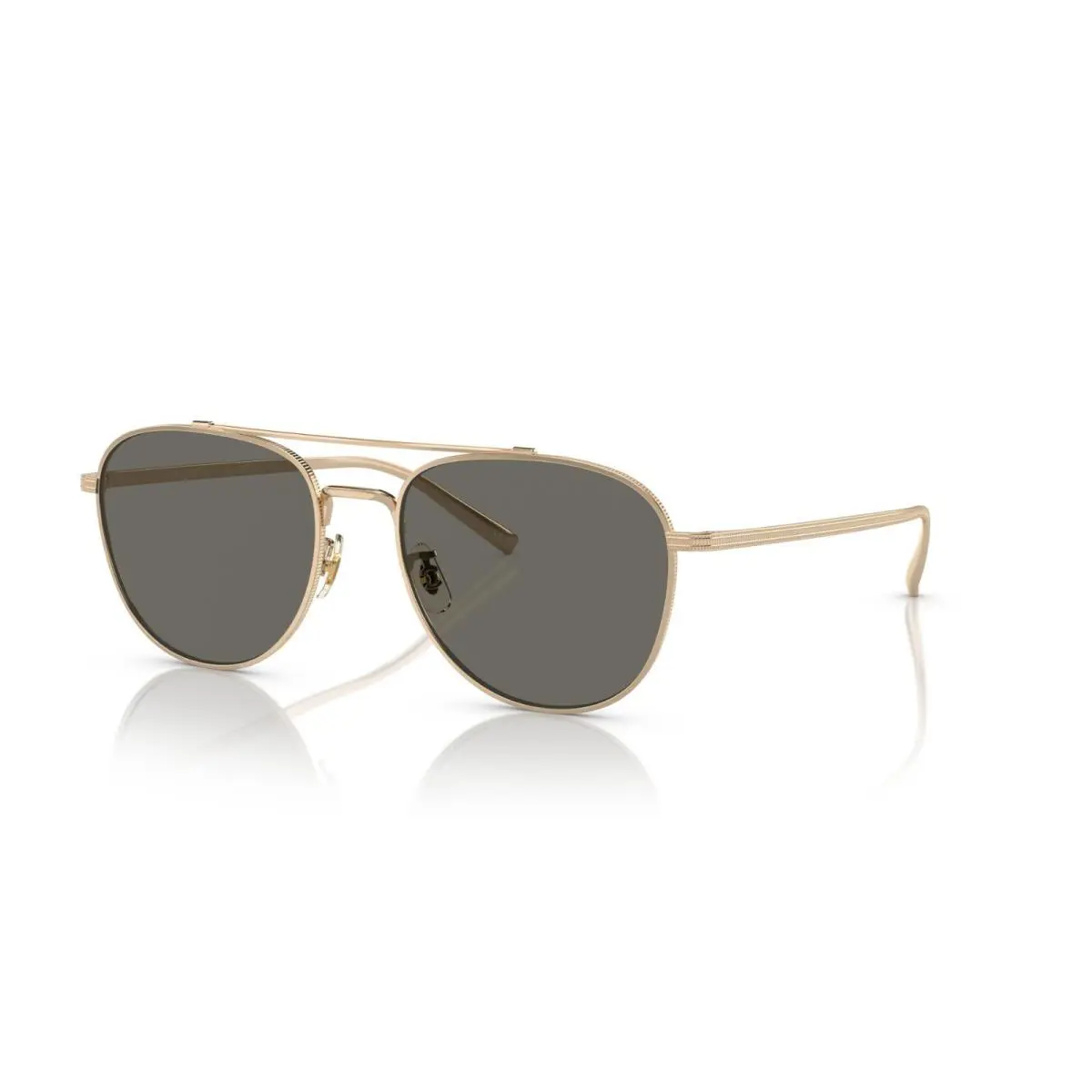 Oliver Peoples Rivetti OV 1335ST Soft Gold/carbon Grey 5035/R5 Sunglasses - Frame: Soft Gold, Lens: Carbon Grey