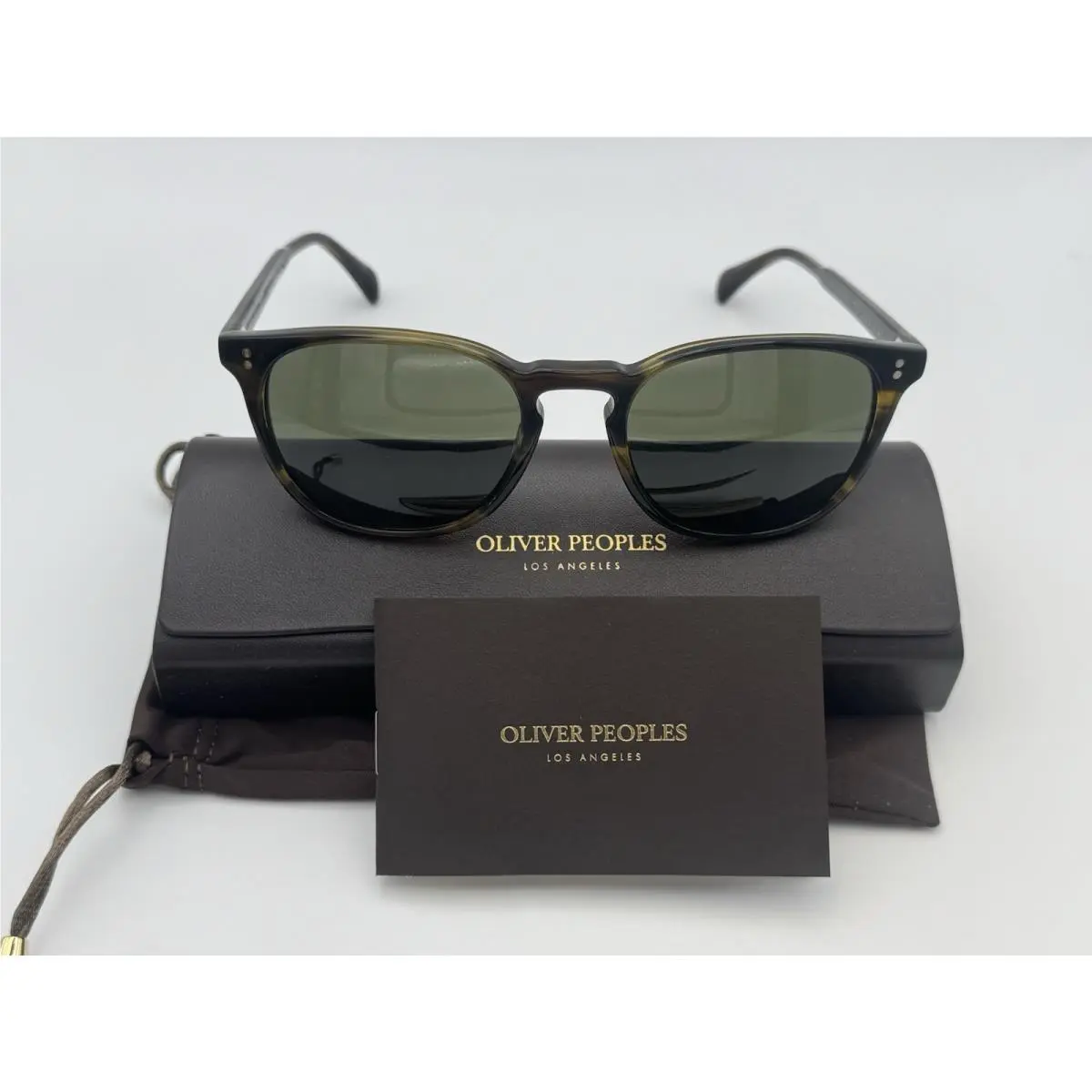Oliver Peoples Finley Esq. Sun OV5298SU 166752 - Bark / G-15 Green 53MM