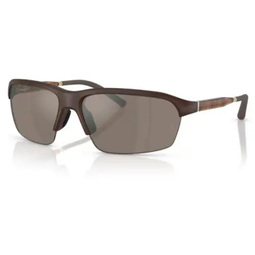 Oliver Peoples 0OV5572S R-6 70057I Semi-matte Umber/sierra Mirrored Sunglasses - Frame: Semi-matte umber, Lens: Sierra Mirrored