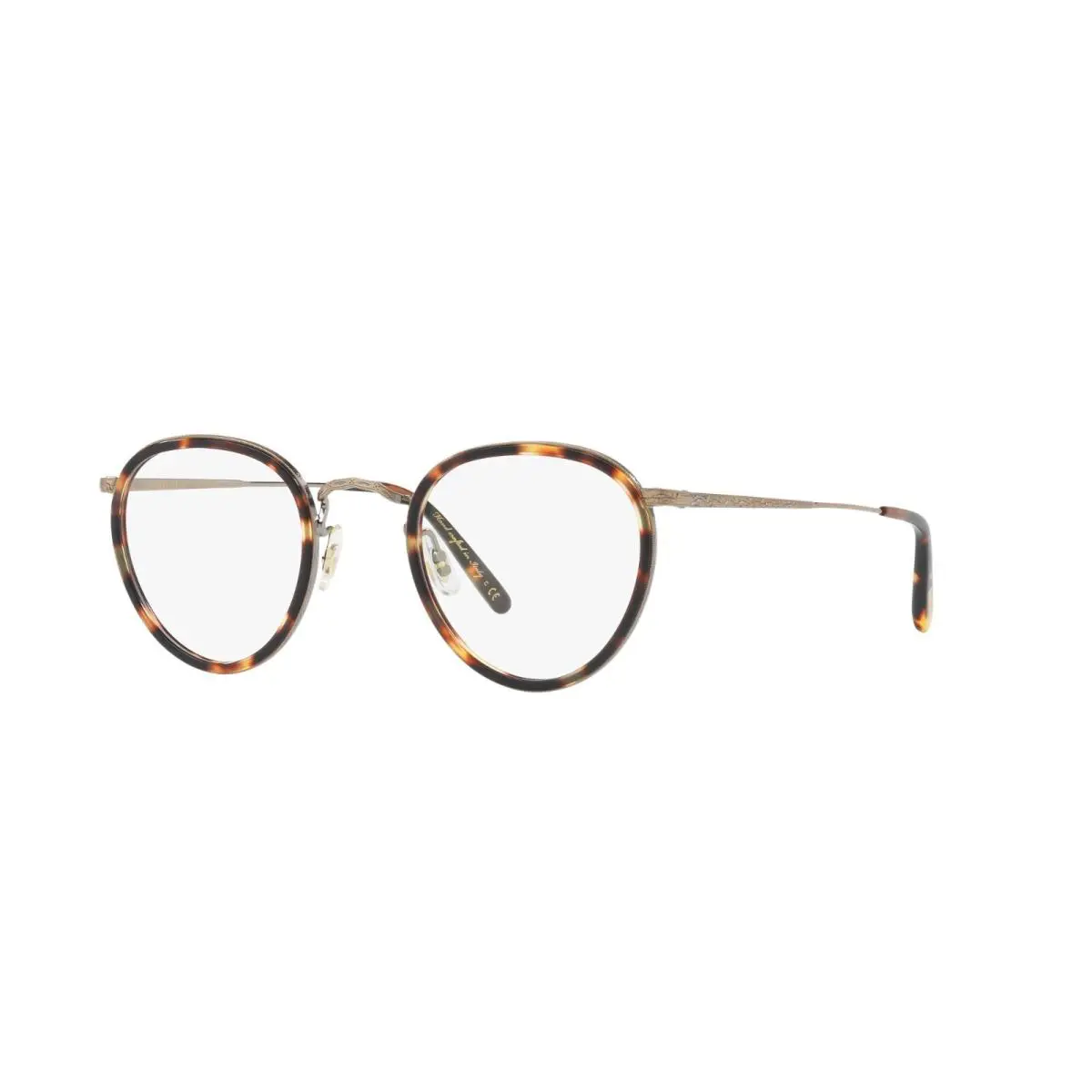 Oliver Peoples MP-2 OV 1104 Antique Gold Vintage Dark Tortoise Black Eyeglasses - Frame: Antique Gold Vintage Dark Tortoise Black