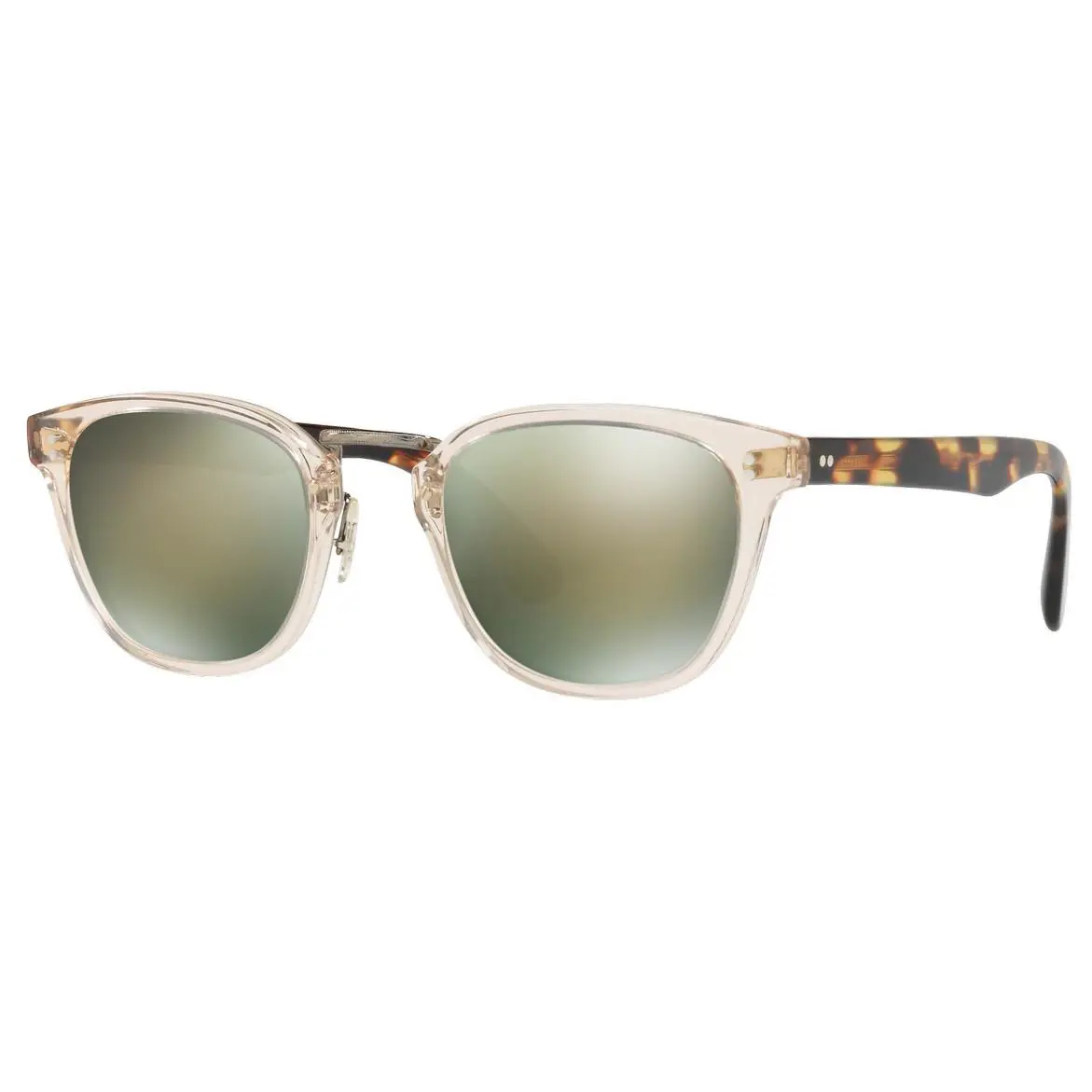 Oliver Peoples Lerner Sunglasses OV5369S 1626G0 50 Sable Tortoise Green Mirrored