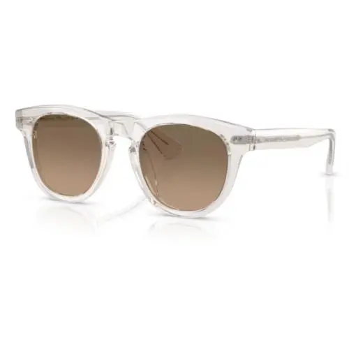 0OV5509SU Rorke 1757GN Gravel/sandstone Gradient Round Sunglasses by Oliver Peoples
