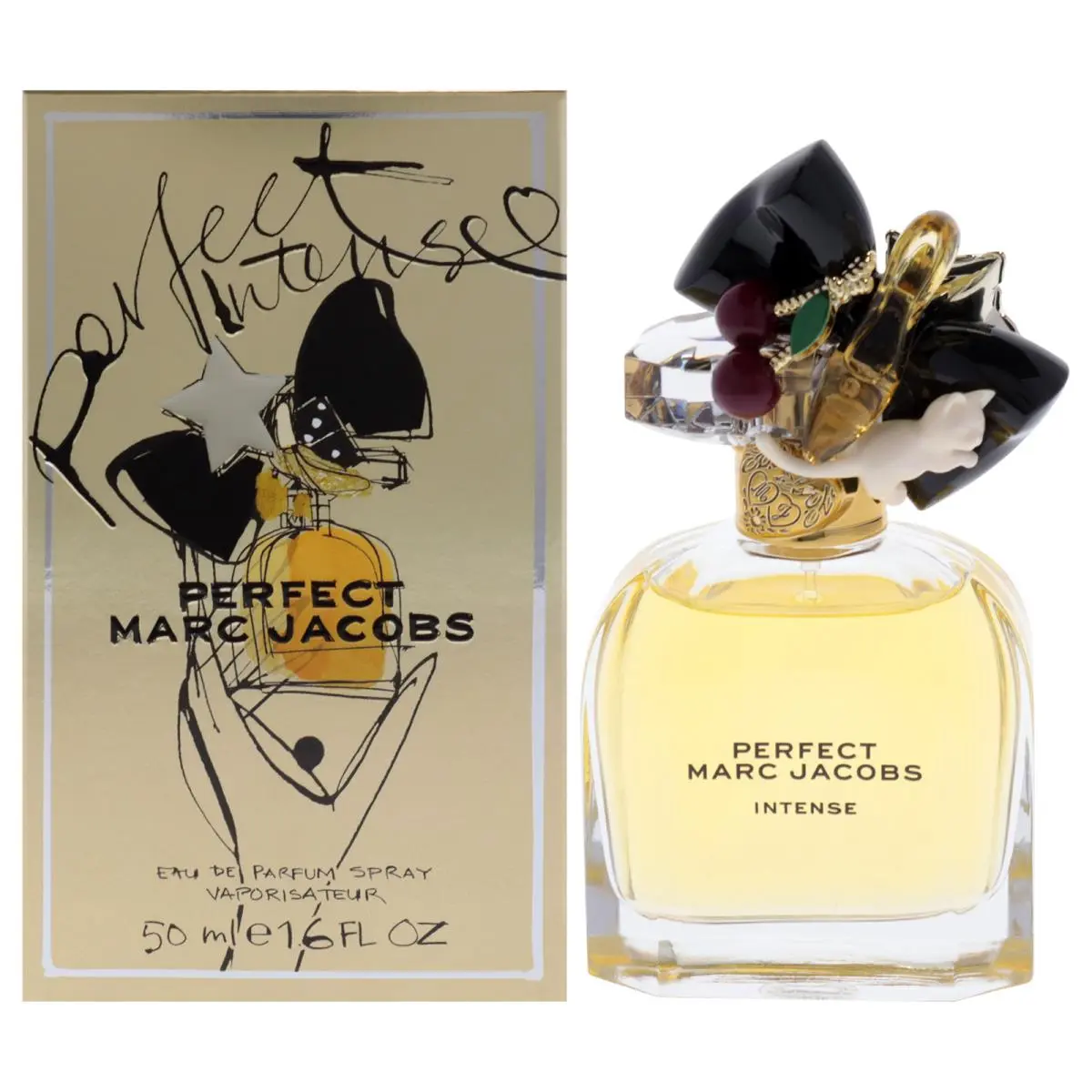 Perfect Intense by Marc Jacobs 1.6 oz Edp Spray For Women Eau De Parfumsealed