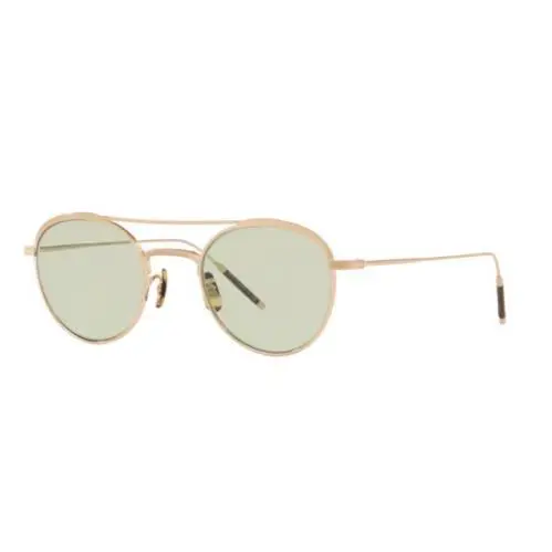 Oliver Peoples 0OV1275T Tk 2 5311 Brushed Gold 47mm Round Men`s Eyeglasses