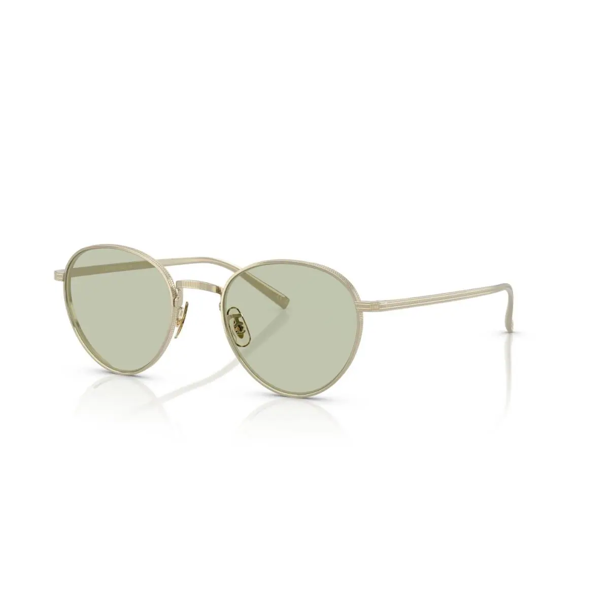 Oliver Peoples Kesner OV 1350T Pale Gold/light Green 5252 Pgdgn Eyeglasses - Frame: Pale Gold