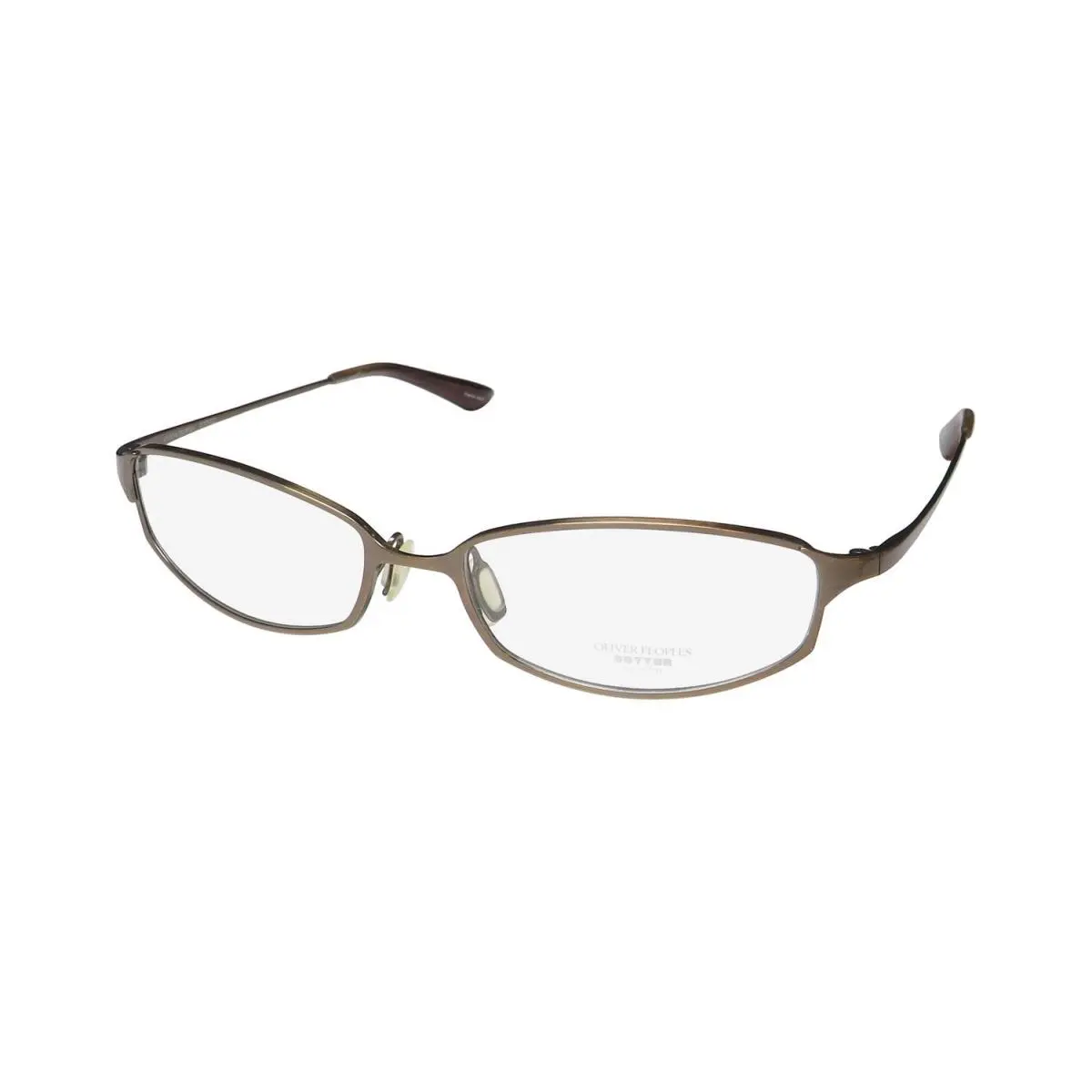 Noreen Glasses Titanium Cat Eye 53-16-135 Full-rim Brown by Oliver Peoples