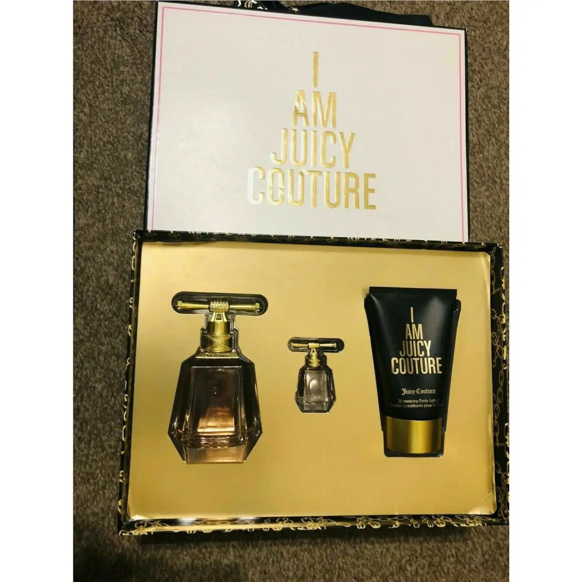 I AM Juicy Couture by Juicy Couture 3 Piece SET-3.4 OZ EDP+4.2 B Lotion+0.17- W
