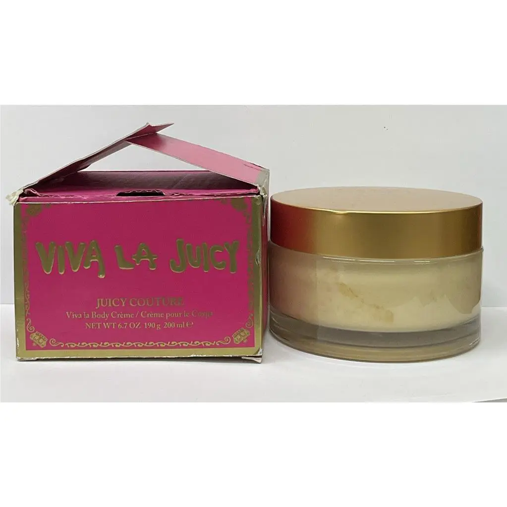 Viva LA Juicy Juicy Couture Body Cream 6.7 Oz/ 200 ML Damage Box