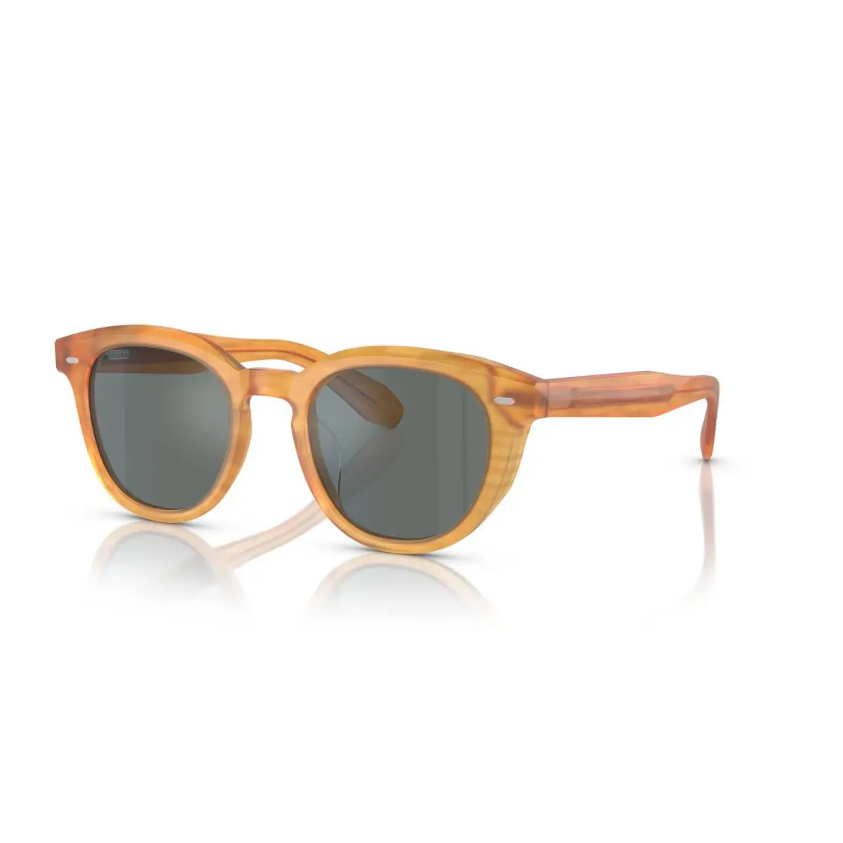 Oliver Peoples N.05 Sun OV 5547SU Semi Matte Goldwood/regal Blue Sunglasses