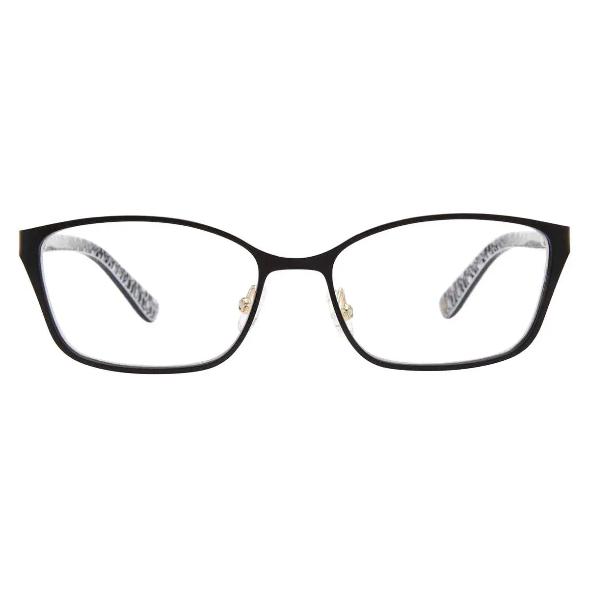 Juicy Couture 308 Eyeglasses Women Matte Black Rectangle 49mm