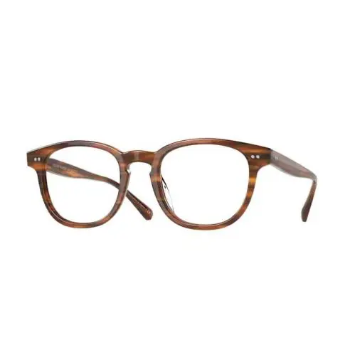 Oliver Peoples 0OV5480U Kisho 1733 Red Mahogany Brown Unisex Eyeglasses - Frame: Brown, Lens: Clear