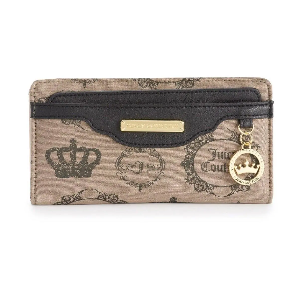 Highline Large Clutch Wallet JC Crown Medallion Dangle Charm by Juicy Couture