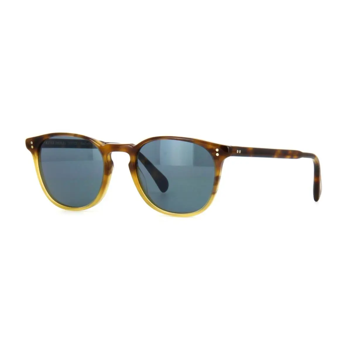 Oliver Peoples Finley Esq. Sun OV 5298SU Vintage Brown Tortoise 53mm Sunglasses - Frame: vintage brown shaded tortoise, Lens: indigo photochromic