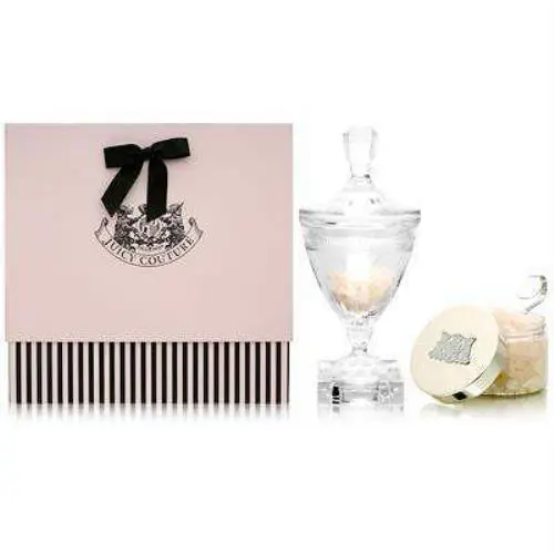 Juicy Couture For Women 10.5 oz Sea Salt Soak in Crystal Goblet
