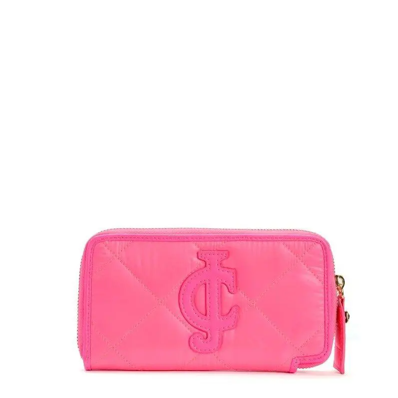 Juicy Couture Pink Hollywood Hideaway Continental Zipper Wallet