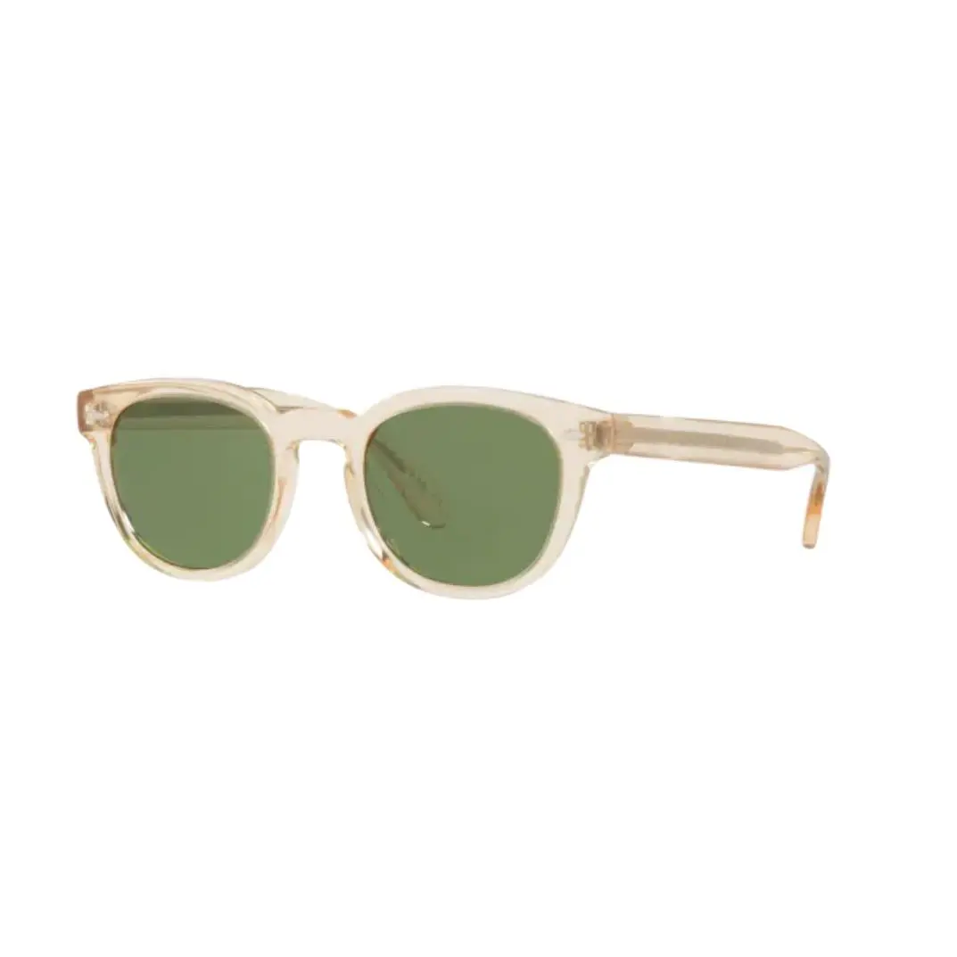 0OV 5036S Sheldrake 158052 Buff Honey/green Sunglasses by Oliver Peoples