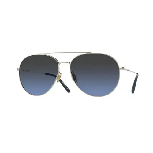 0OV 1286S Airdale Soft Gold/azure Polarized Sunglasses by Oliver Peoples