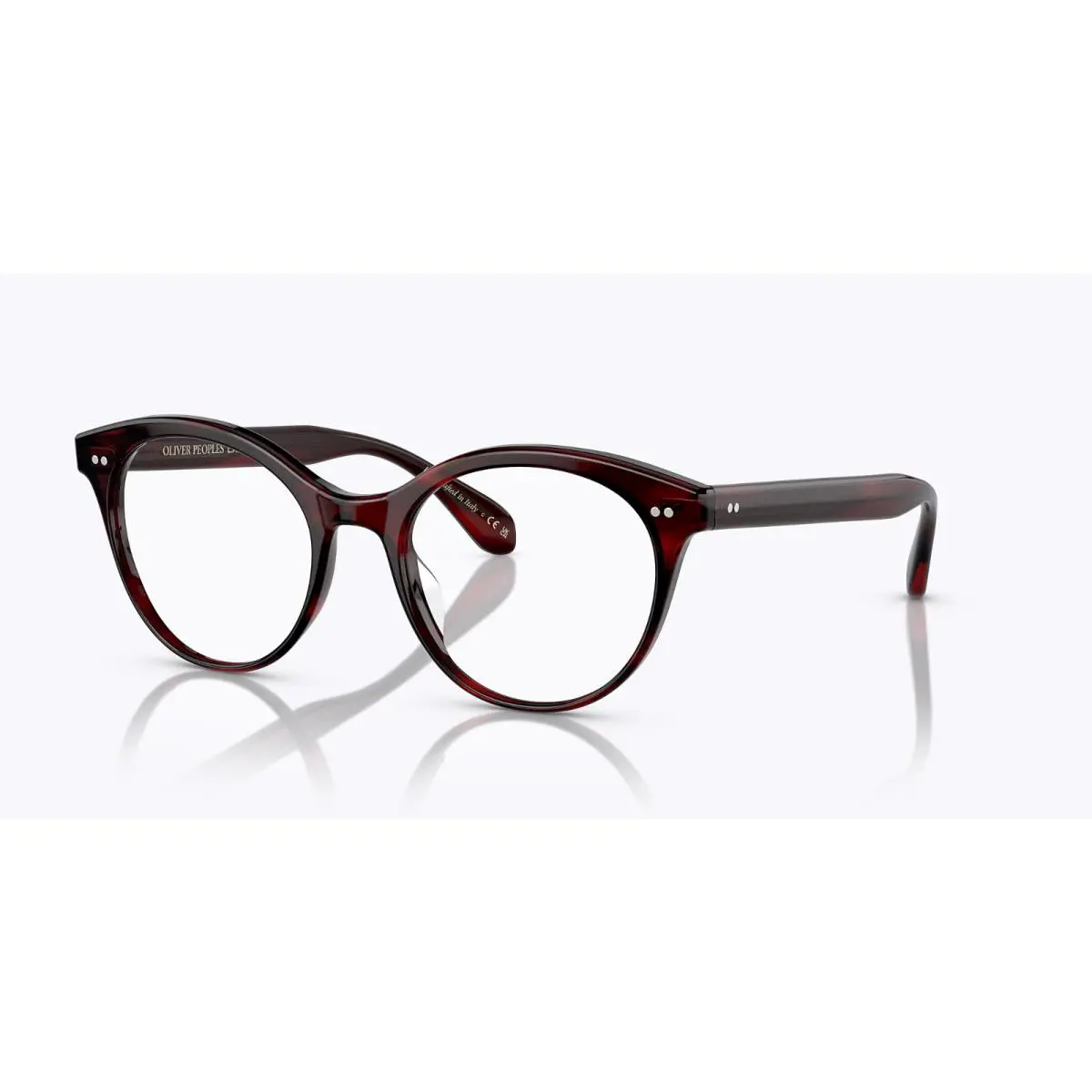 Oliver Peoples Gwinn Eyeglasses Demo Lens 52-19-145mm 5463U Bordeaux Bark