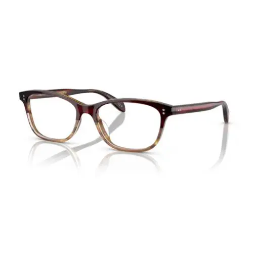 Oliver Peoples OV5224 1224 Ashton Vintage Red Tortoise Rectangular Eyeglasses - Frame: Ashton Vintage Red, Lens: Clear