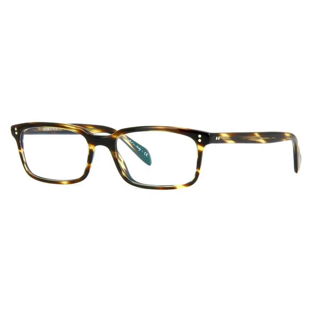 Oliver Peoples OV5102 1003 Denison Eyeglasses Cocobolo Frame Demo Lens 51mm - Frame: Brown