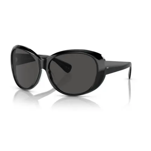 0OV5551SU Maridan 100587 Black/grey Oval Women`s Sunglasses by Oliver Peoples