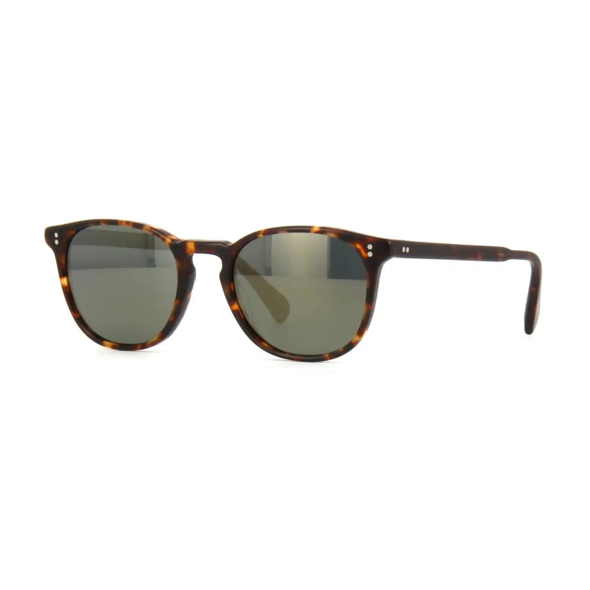 Oliver Peoples Finley Esq. Sun OV 5298SU Green Mirror Gold Polar 53mm Sunglasses