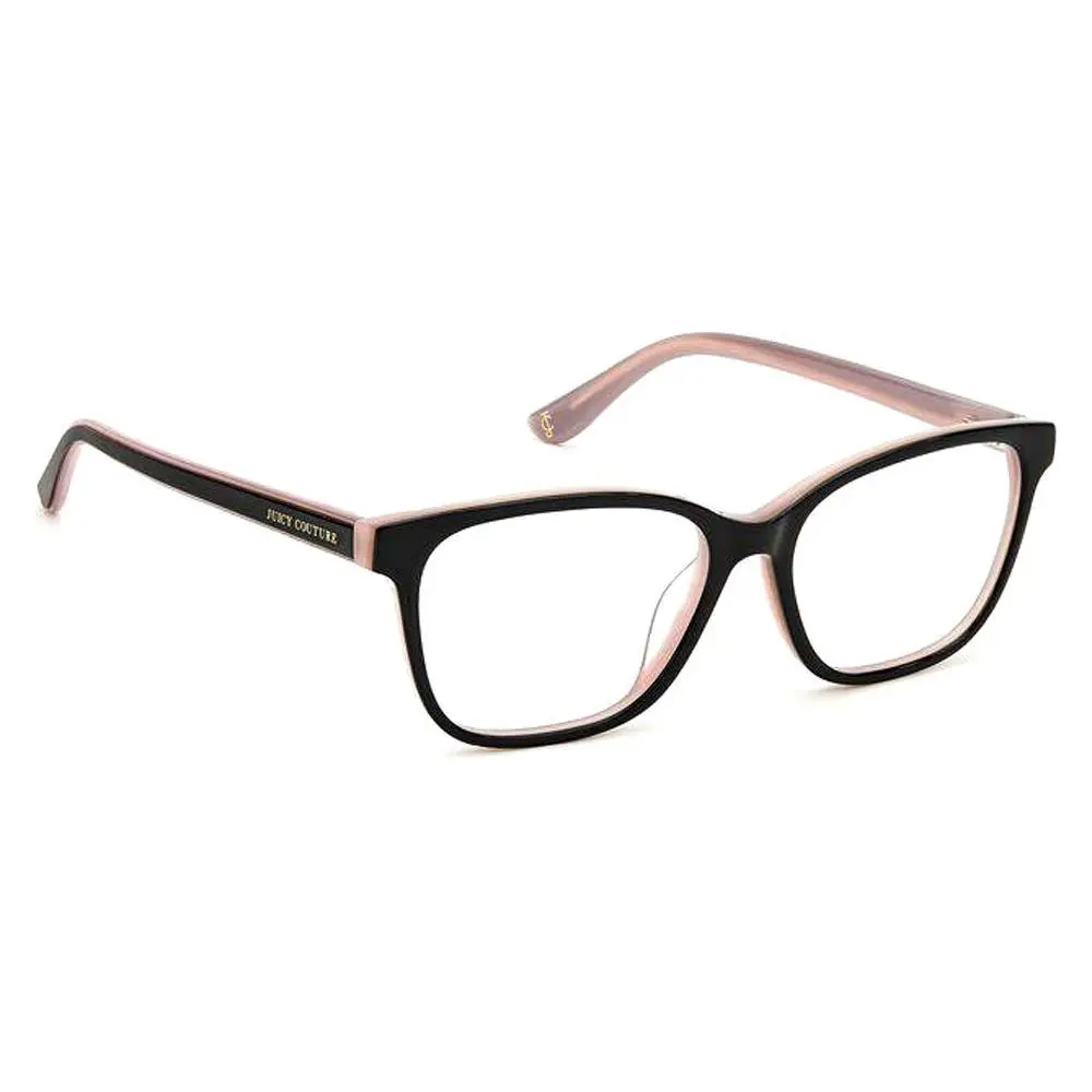 Juicy Couture 213 Eyeglasses 03H2 Black Pink Rectangle 53mm