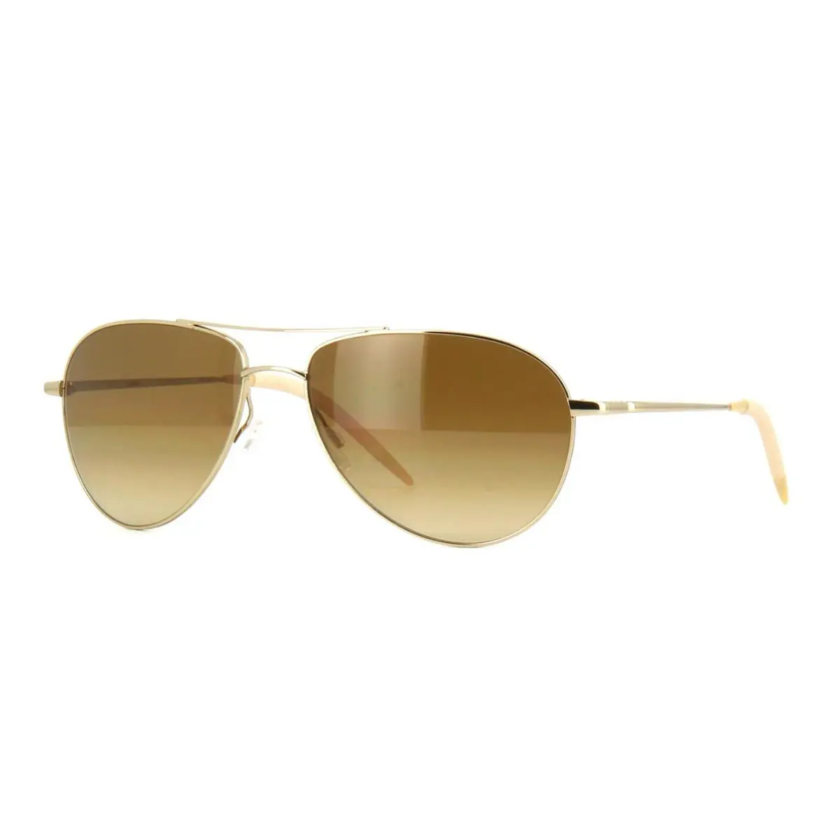 Oliver Peoples Benedict OV 1002S Gold/clear Gradient Brown 5242/51 Sunglasses - Frame: Gold, Lens: Clear Gradient Brown