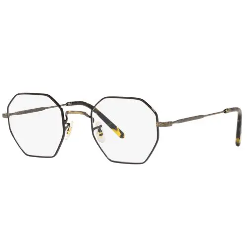 Oliver Peoples OV1312 5317 47 Holender Antique Gold/black Unisex Eyeglasses - Frame: Antique Gold/Black, Lens: Clear