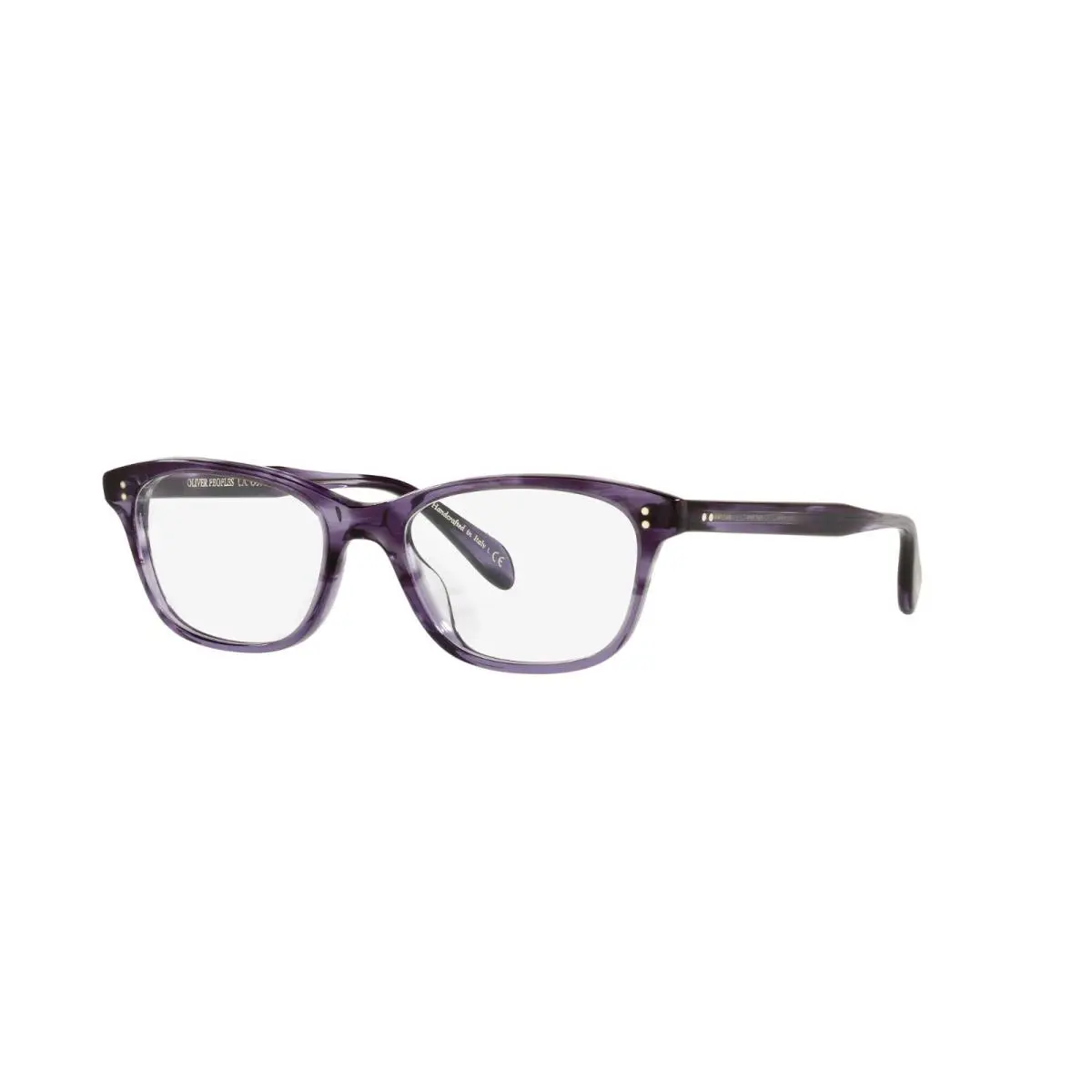 Oliver Peoples Ashton OV 5224 Dark Lilac Vsb 1682 Eyeglasses - Frame: Dark Lilac VSB