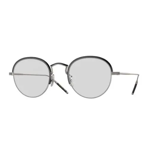 Oliver Peoples OV1290T TK 6 5076 Pewter/black Round Unisex Eyeglasses/sunglasses