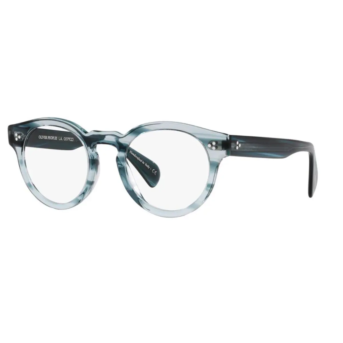 Oliver Peoples Men`s OV5475U 1704 49 Rosden Washed Lapis Opticals Optical Frame - Frame: Blue, Lens: No Color, Other Frame: Washed Lapis