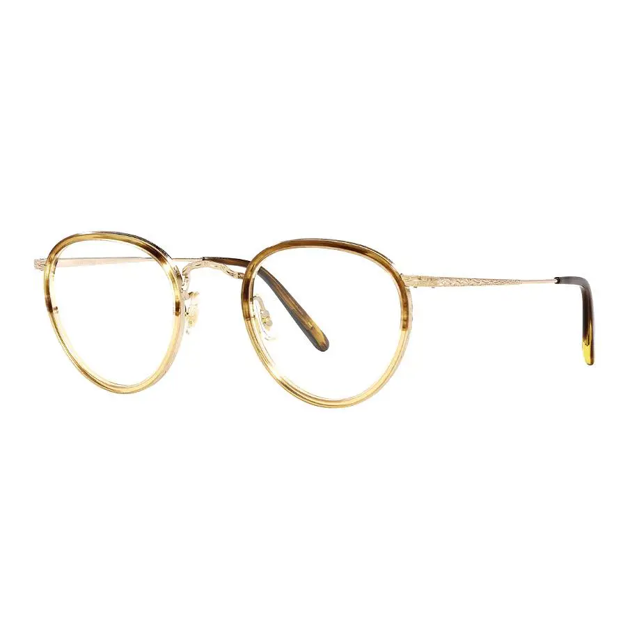 Oliver Peoples OV1104 5330 46 MP 2 Canarywood/gold Round Men`s Eyeglasses