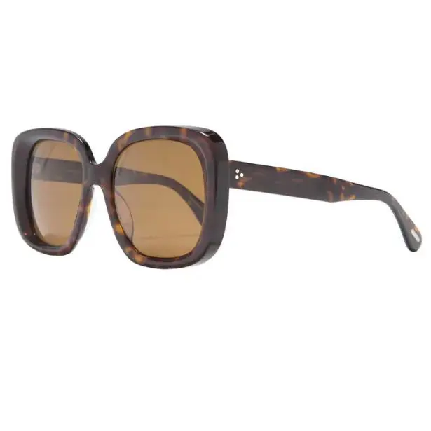 Womens Nella 56mm Oversized Tortoise Sunglasses R1136 by Oliver Peoples