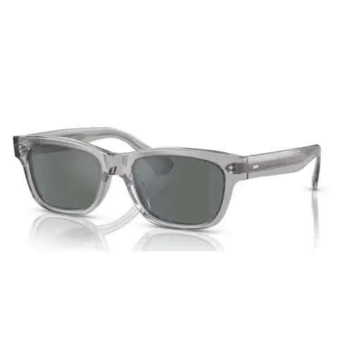 Oliver Peoples Rosson Sun 5540SU 1132W5 Grey/regalblue Mirrored Men`s Sunglasses - Frame: Workman grey, Lens: Regal blue