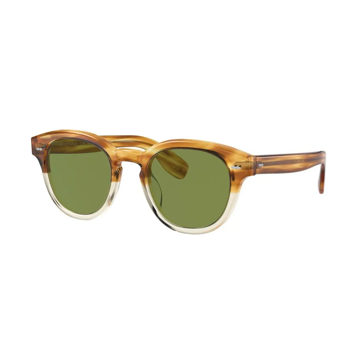 Oliver Peoples Cary Grant Sun OV 5413SU Honey Vsb/green C 50mm Sunglasses - Frame: Honey VSB, Lens: Green C