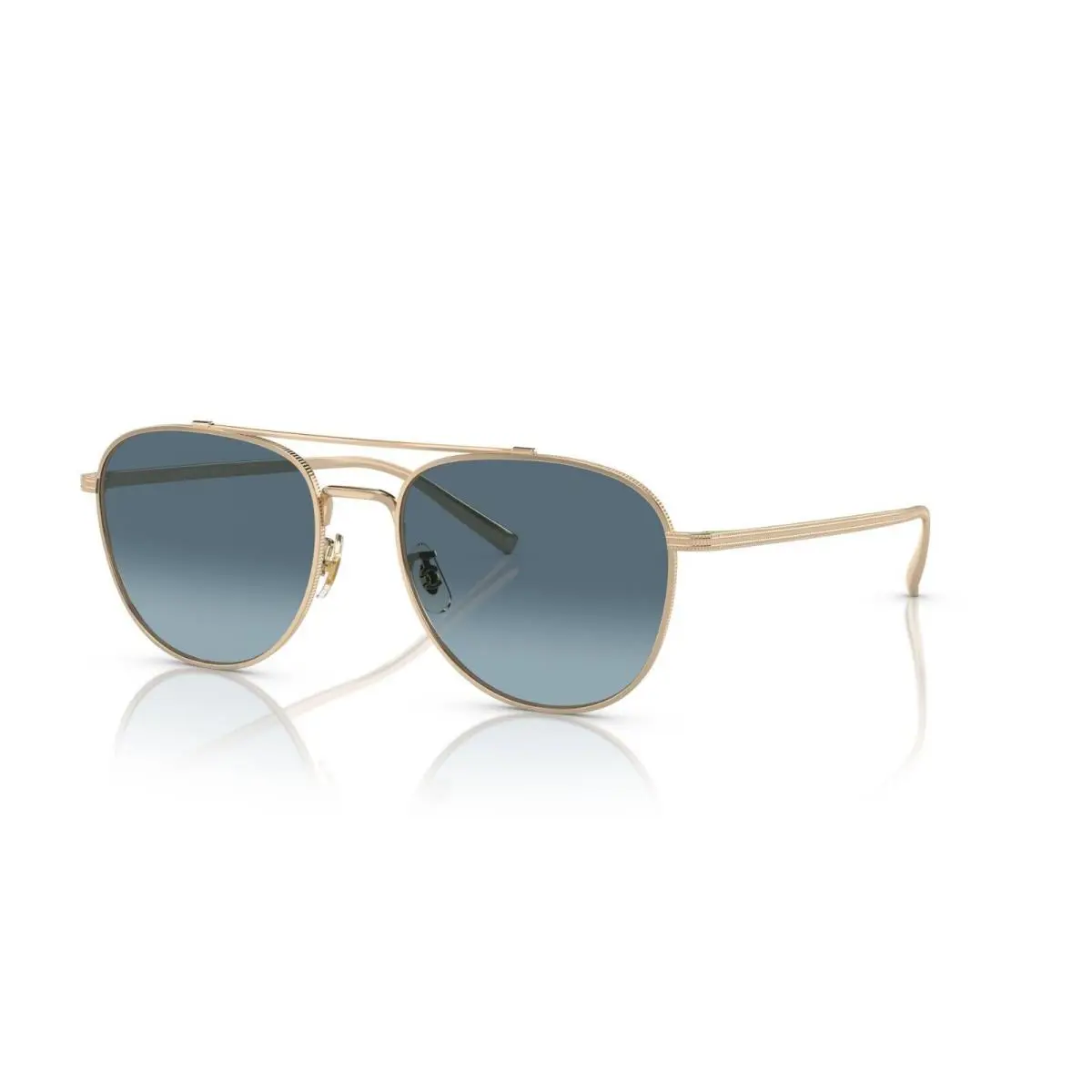 Oliver Peoples Rivetti OV 1335ST Gold/marine Shaded 5035/Q8 Sunglasses - Frame: Gold, Lens: Marine Shaded