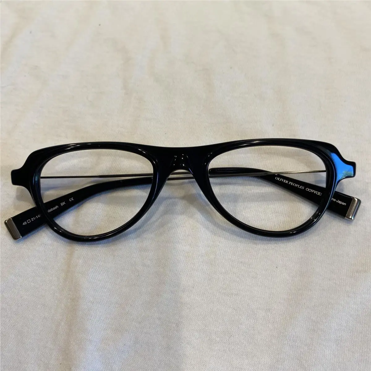 Oliver Peoples Calabash Black Eyeglasses Frames 48 21-140