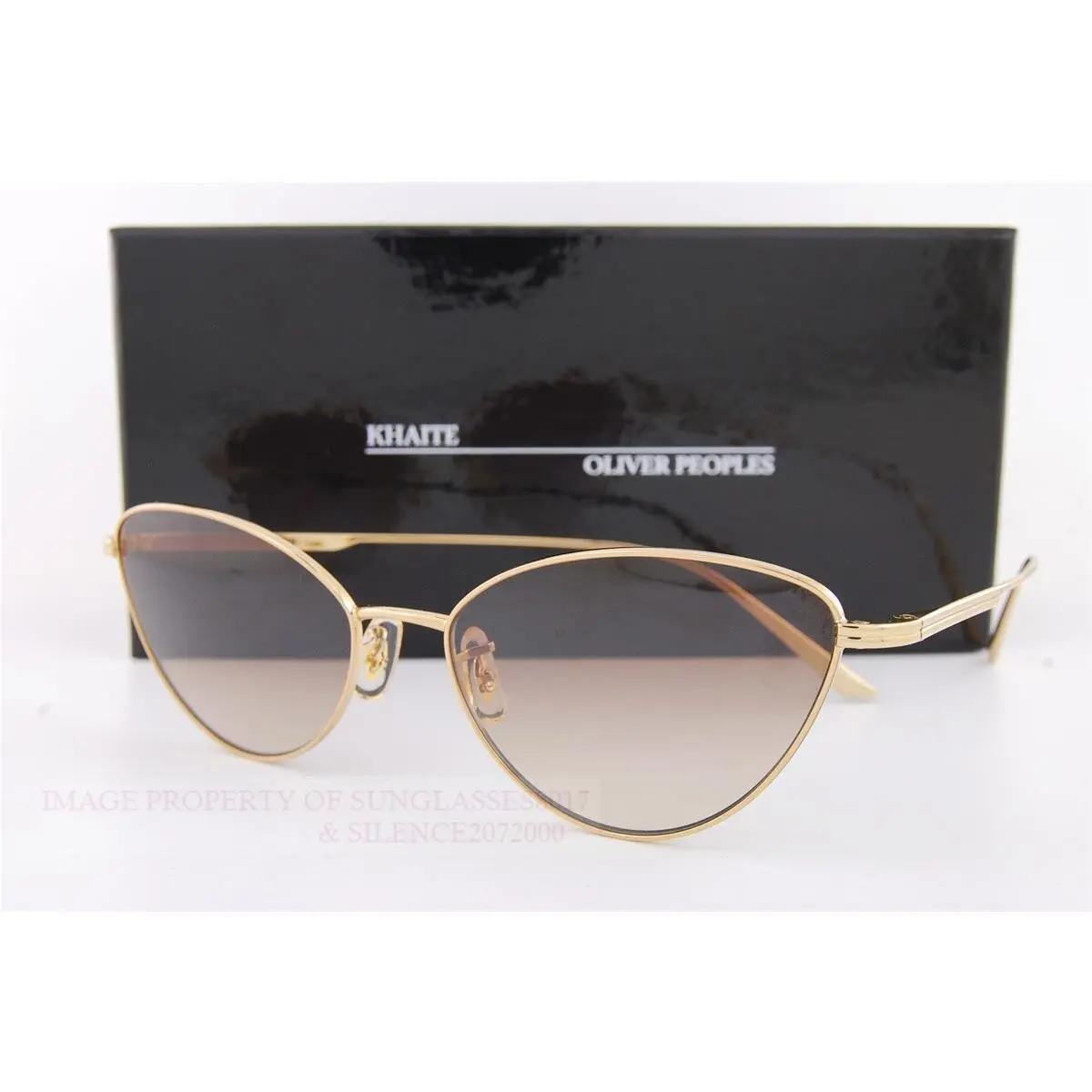 Oliver Peoples Sunglasses Khaite OV 1328S 5332Q1 Gold/brown Gradiet Women
