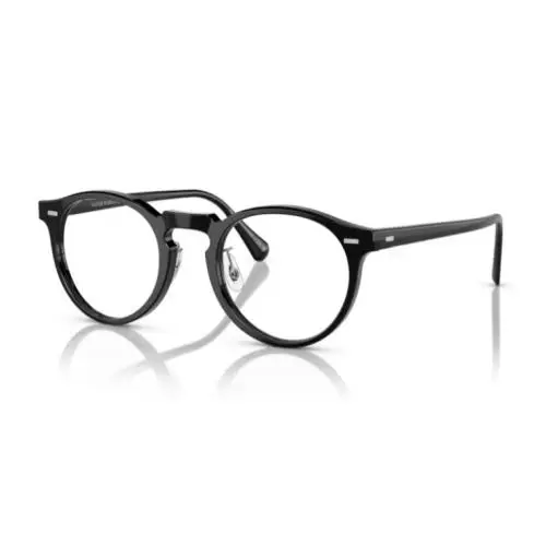 Oliver Peoples 0OV5186F 1005 Black 47mm Round Men`s Eyeglasses