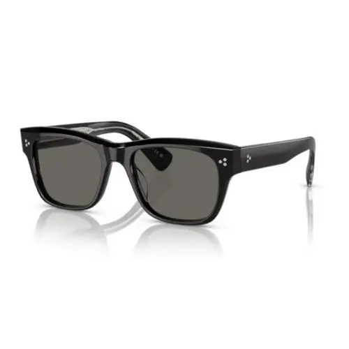 Oliver People 0OV5524SU 1492R5 Black Carbon Grey Soft Square Men`s Sunglasses