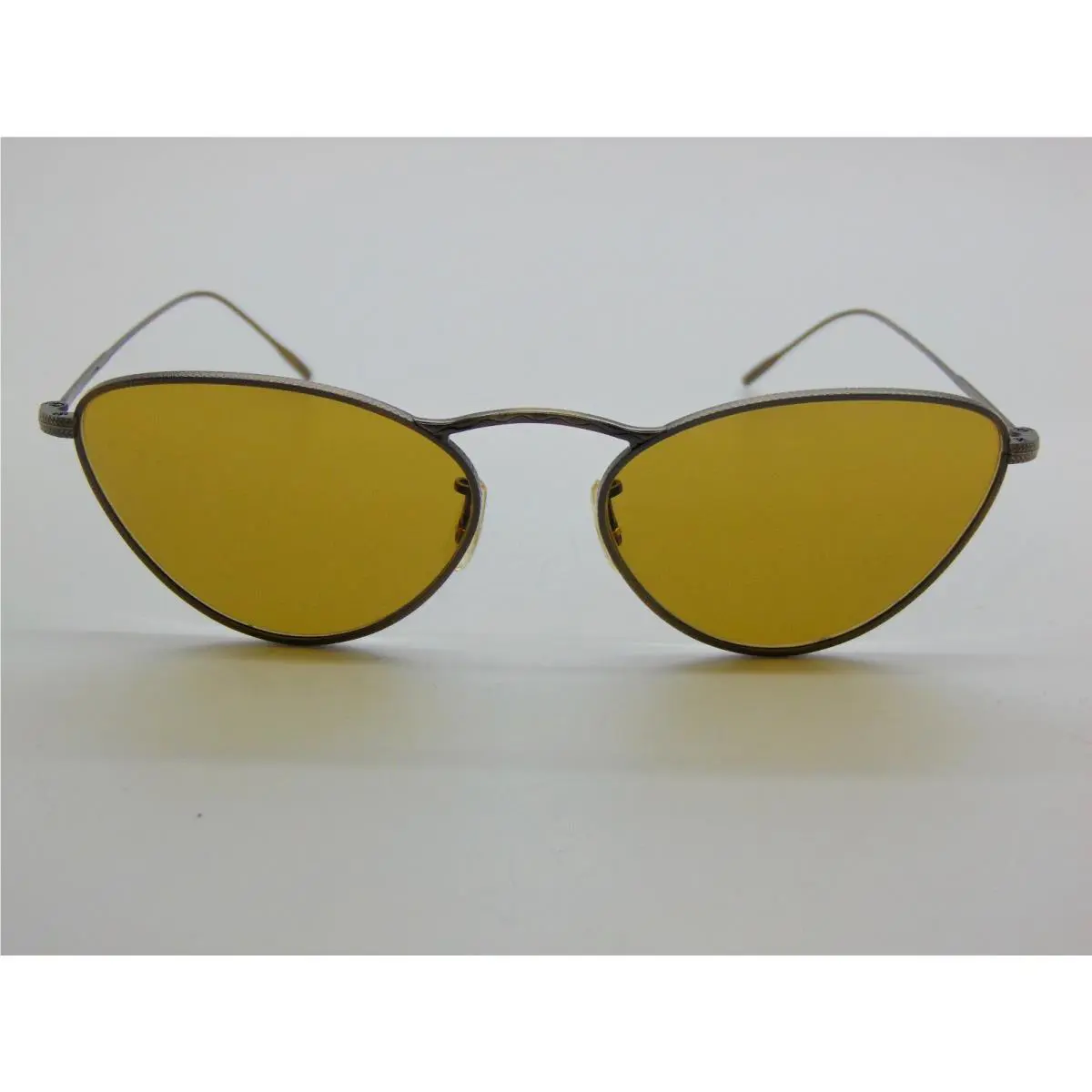 Oliver Peoples Lelaina OV1239S 528453 Antique Gold/deep Amber Sunglasses