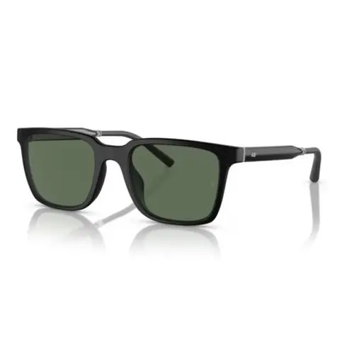 0OV5553SU Mr. Federer 70019A Semi-matte Black/green Sunglasses by Oliver Peoples