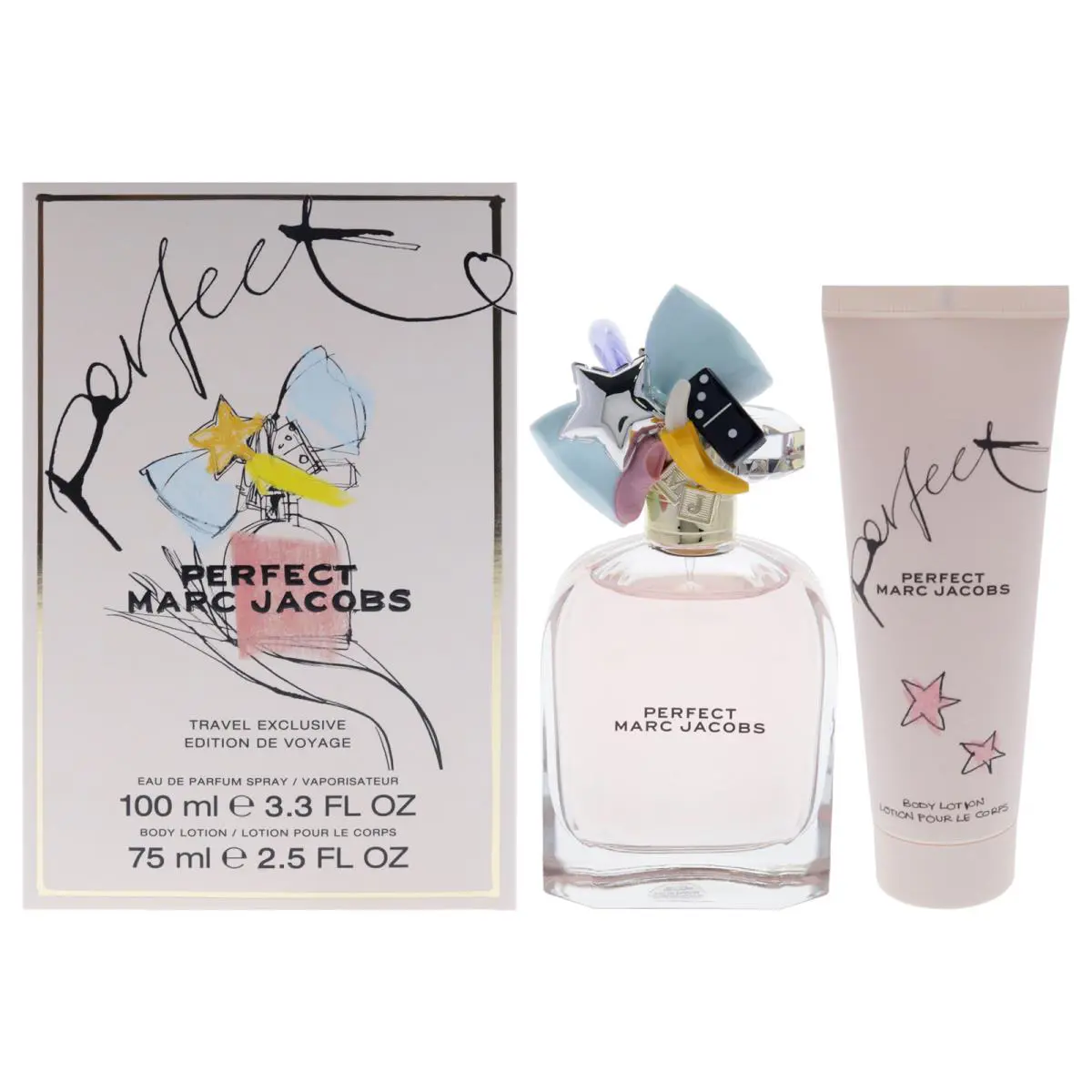 Marc Jacobs Perfect by Marc Jacobs For Women - 2 Pc Gift Set