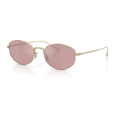 0OV1347ST Estra 50353E Soft Gold Magenta Round Men`s Sunglasses by Oliver Peoples