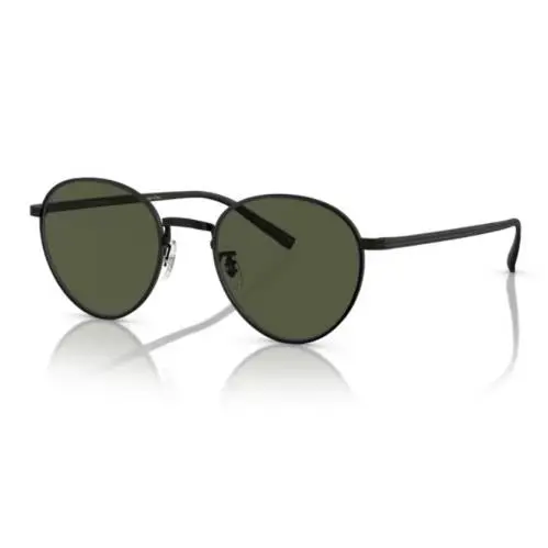 OV1336ST 501752 - Matte Black / Grey Round Men`s Sunglasses by Oliver Peoples