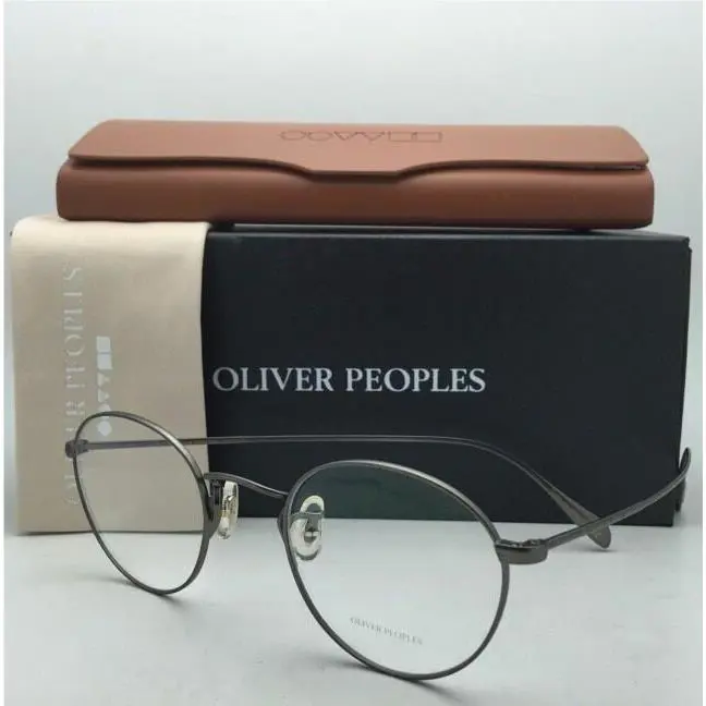 Oliver Peoples Eyeglasses Coleridge OV 1186 5244 47-22 Antique Pewter Frames