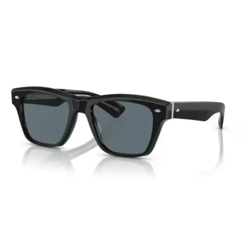 0OV5522SU Oliver Sixties Sun 14923R Black/blue Men`s Sunglasses by Oliver Peoples